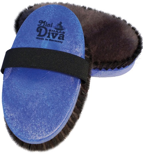 HAAS - mini Diva Bürste mit Lammfellkissen