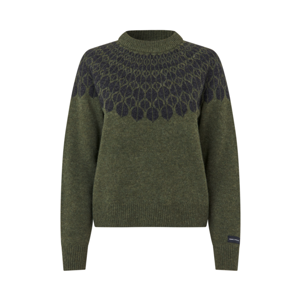 Eques X Kingsland  Magda Damen-Strickpullover – Climbing Ivy (Efeugrün)
