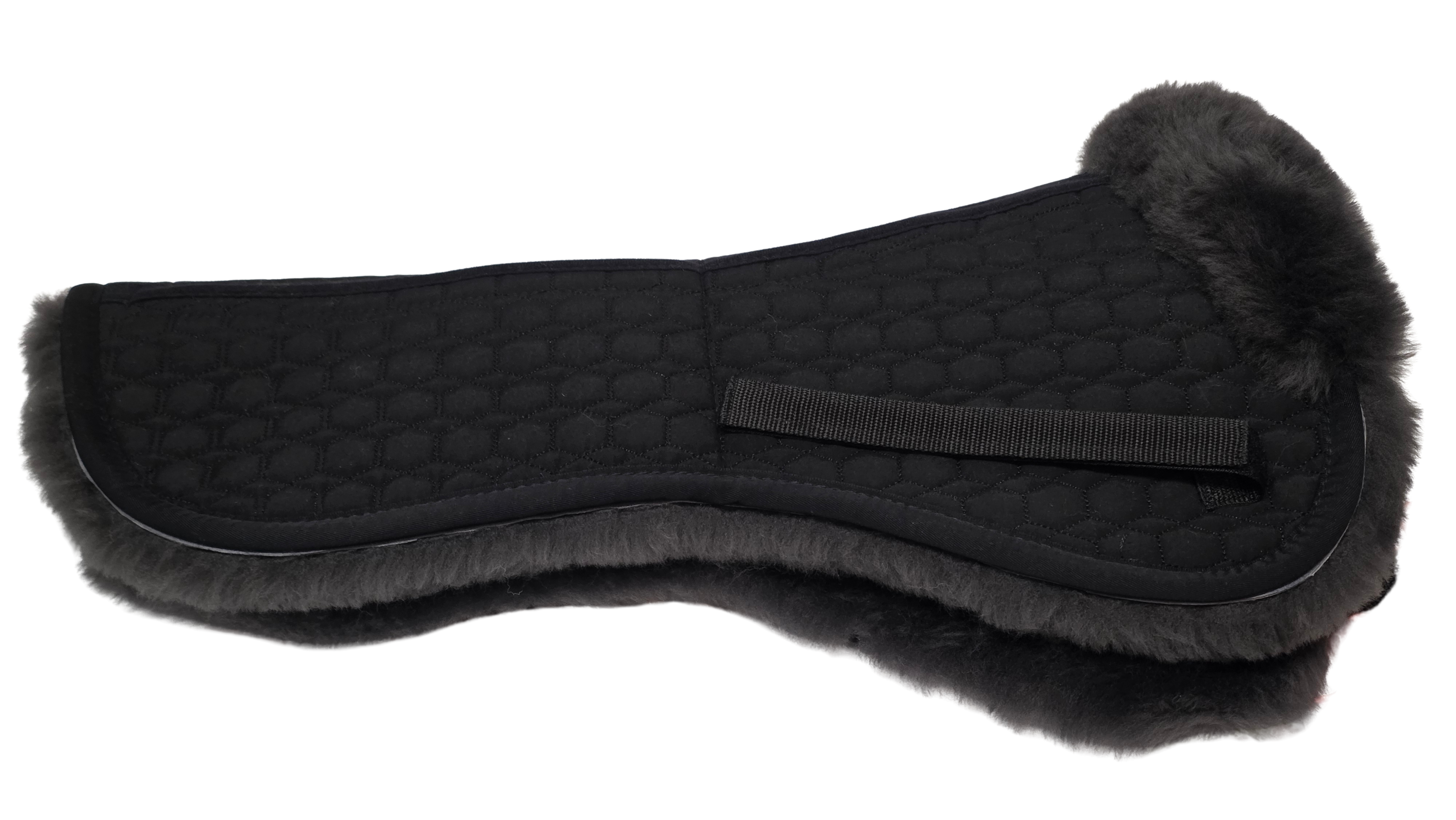 Mattes Sattelkissen Lammfell graphit Correction-System