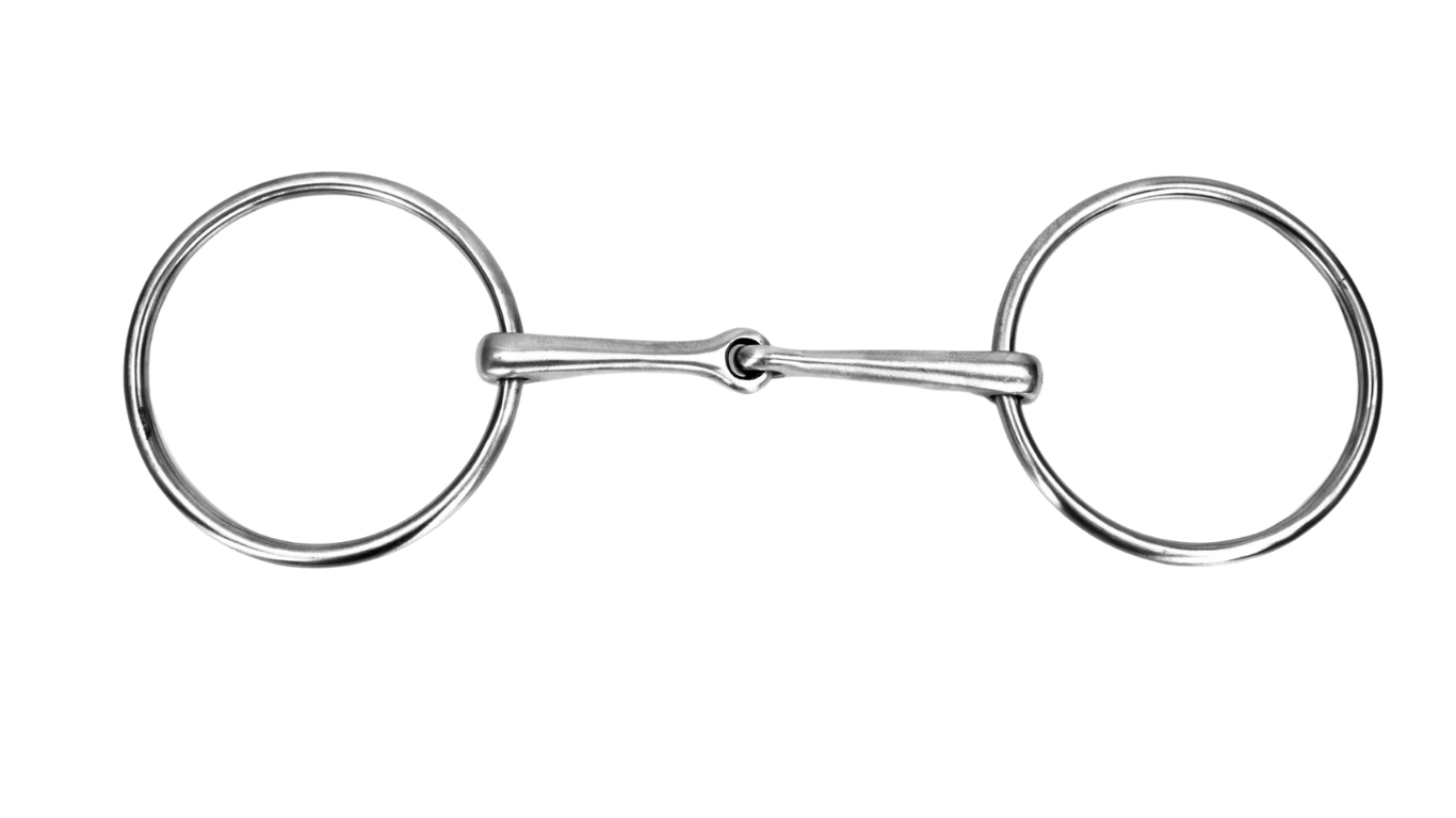 Vals Gebiss einfach gebrochen mit großen Ringen - Edelstahl