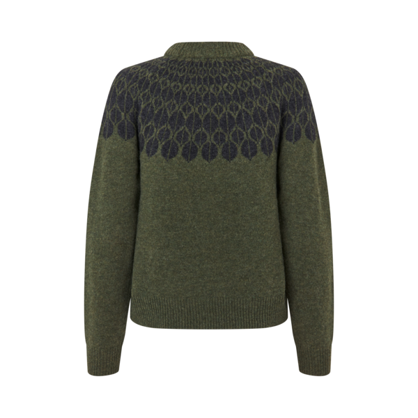 Eques X Kingsland  Magda Damen-Strickpullover – Climbing Ivy (Efeugrün)