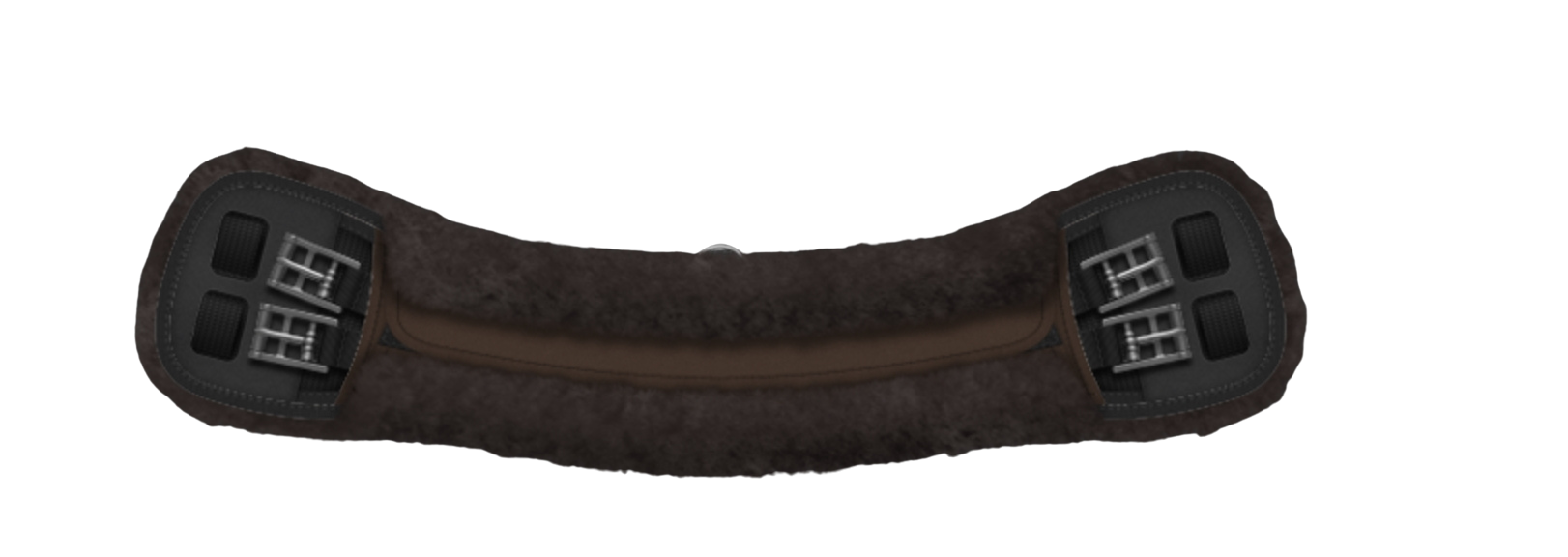 Mattes Kurzgurt spezial "Slim-Line" Mondgurt braun